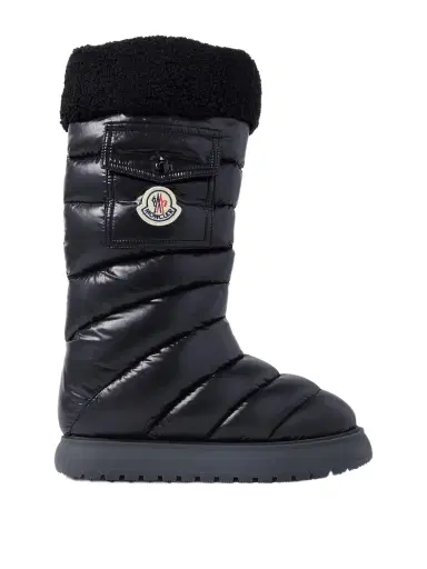 Moncler Gaia Fleece-trimmed Quilted Shell Boots | Thumbnail 1