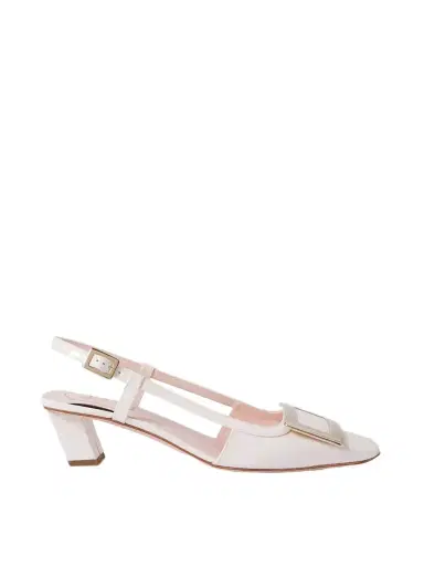 Roger Vivier Belle Vivier 45 Patent-leather Slingback Pumps | Thumbnail 1 Roger Vivier Belle Vivier 45 Patent-leather Slingback Pumps | Thumbnail 1