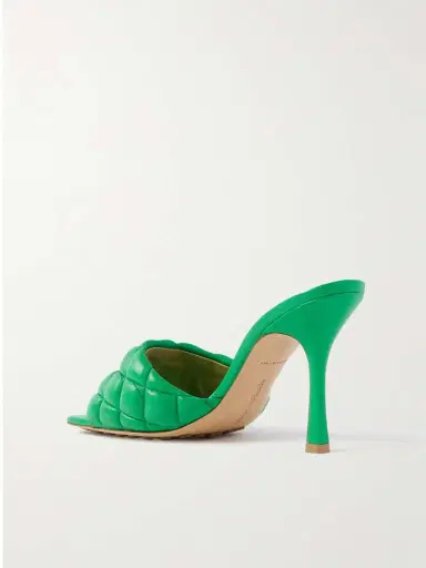 Bottega Veneta Quilted Leather Mules | Thumbnail 3 Bottega Veneta Quilted Leather Mules | Thumbnail 3