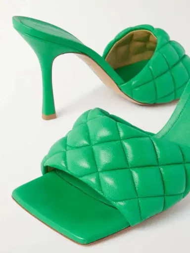Bottega Veneta Quilted Leather Mules | Thumbnail 4 Bottega Veneta Quilted Leather Mules | Thumbnail 4