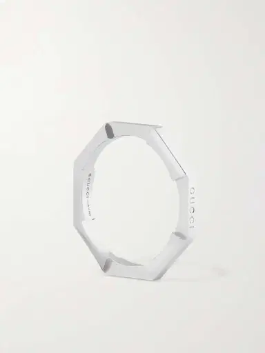 Gucci Link To Love 18-karat White Gold Ring | Thumbnail 5