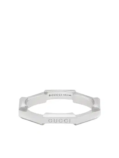 Gucci Link To Love 18-karat White Gold Ring | Thumbnail 1