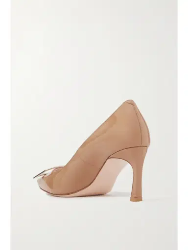 Roger Vivier Belle Vivier Trompette 70 Embellished Patent-leather Pumps | Thumbnail 3