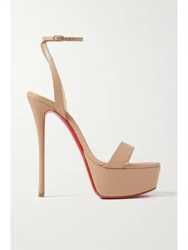 Christian Louboutin Loubi Queen Alta 150 Leather Platform Pumps | Thumbnail 1 Christian Louboutin Loubi Queen Alta 150 Leather Platform Pumps | Thumbnail 1