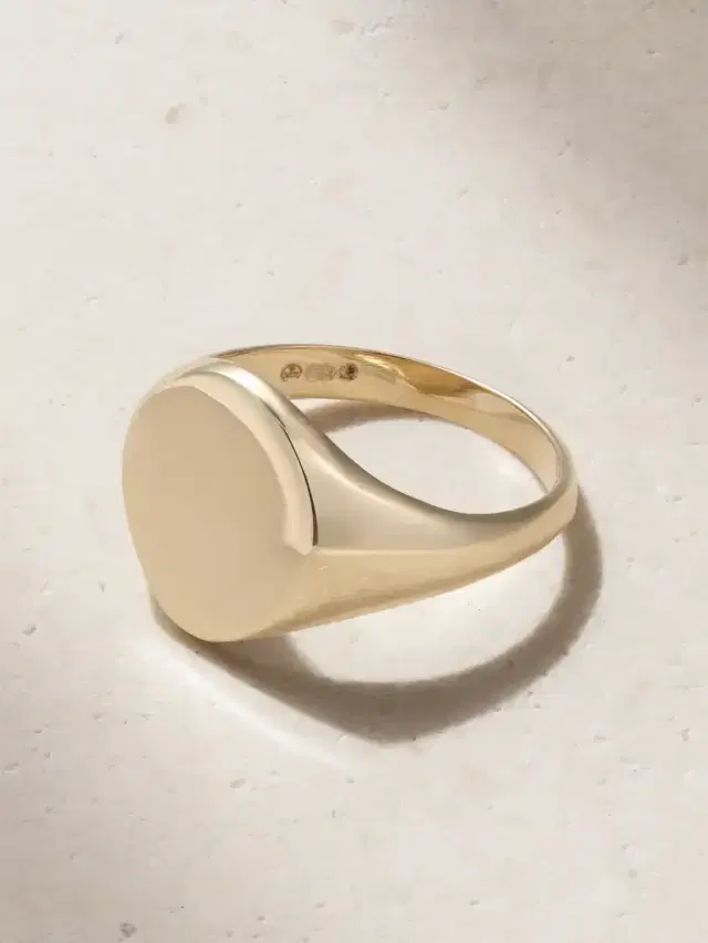 Mateo 14-karat Gold Signet Ring
