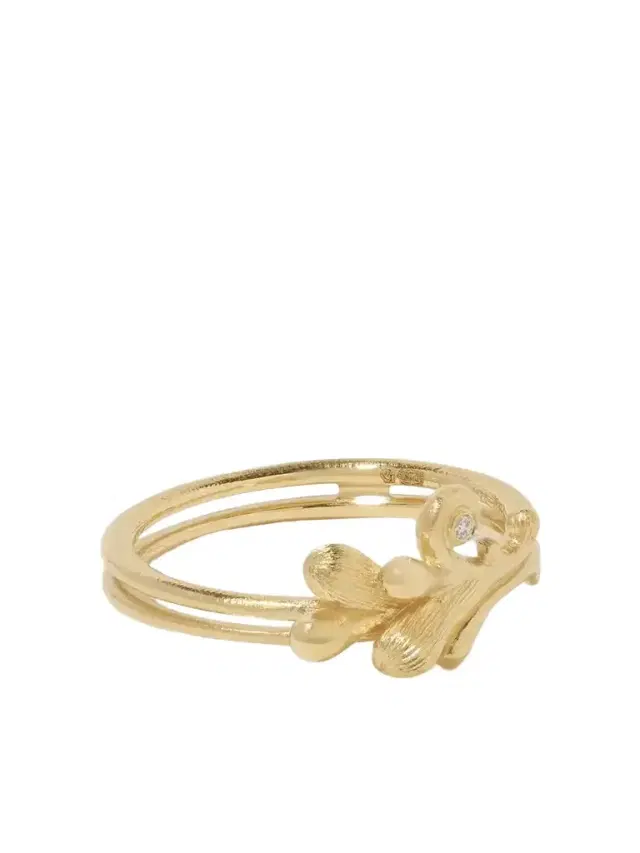 Boho 18-karat Gold Diamond Ring