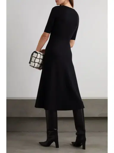 Gabriela Hearst Seymore Wool, Cashmere And Silk-blend Midi Dress | Thumbnail 3 Gabriela Hearst Seymore Wool, Cashmere And Silk-blend Midi Dress | Thumbnail 3
