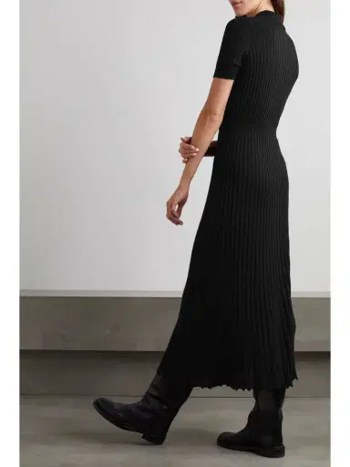 Gabriela Hearst Amor Ribbed Silk And Cashmere-blend Maxi Dress | Thumbnail 3 Gabriela Hearst Amor Ribbed Silk And Cashmere-blend Maxi Dress | Thumbnail 3