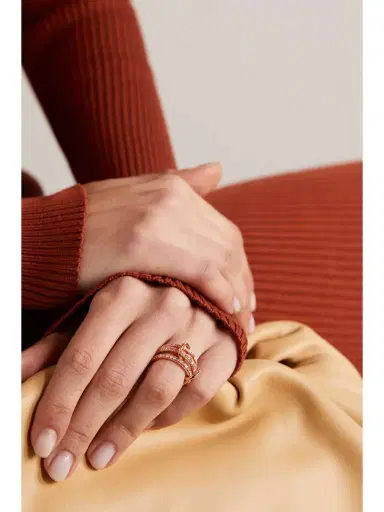 Spinelli Kilcollin Nova Set Of Three 18-karat Rose Gold Diamond Rings | Thumbnail 2 Spinelli Kilcollin Nova Set Of Three 18-karat Rose Gold Diamond Rings | Thumbnail 2
