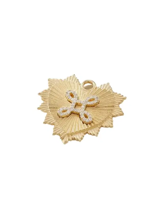 True Love Knot 18-karat Gold Diamond Pendant