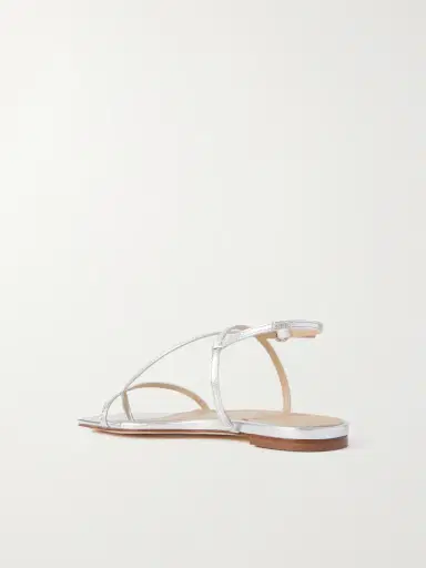 aeyde Ella Metallic Leather Sandals | Thumbnail 3 aeyde Ella Metallic Leather Sandals | Thumbnail 3