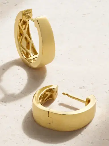 Anita Ko Small Meryl 18-karat Gold Hoop Earrings | Thumbnail 3