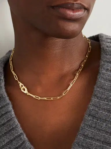 Foundrae Sister Hook 18-karat Gold Necklace | Thumbnail 2 Foundrae Sister Hook 18-karat Gold Necklace | Thumbnail 2