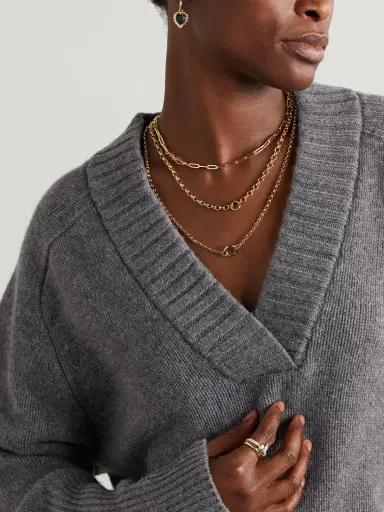 Foundrae Sister Hook 18-karat Gold Necklace | Thumbnail 5 Foundrae Sister Hook 18-karat Gold Necklace | Thumbnail 5