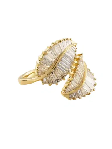Anita Ko Palm Leaf 18-karat Gold Diamond Ring | Thumbnail 1 Anita Ko Palm Leaf 18-karat Gold Diamond Ring | Thumbnail 1