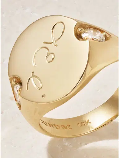 Foundrae 18-karat Gold Diamond Ring | Thumbnail 4