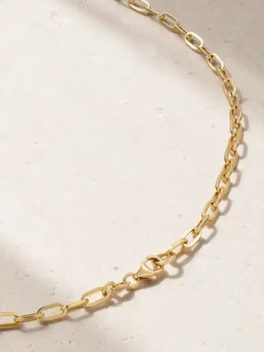 Foundrae Refined Open Clip 18-karat Gold Necklace | Thumbnail 3