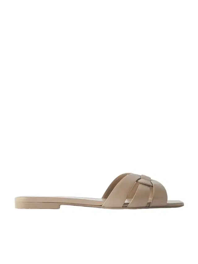 Tribute Woven Leather Slides