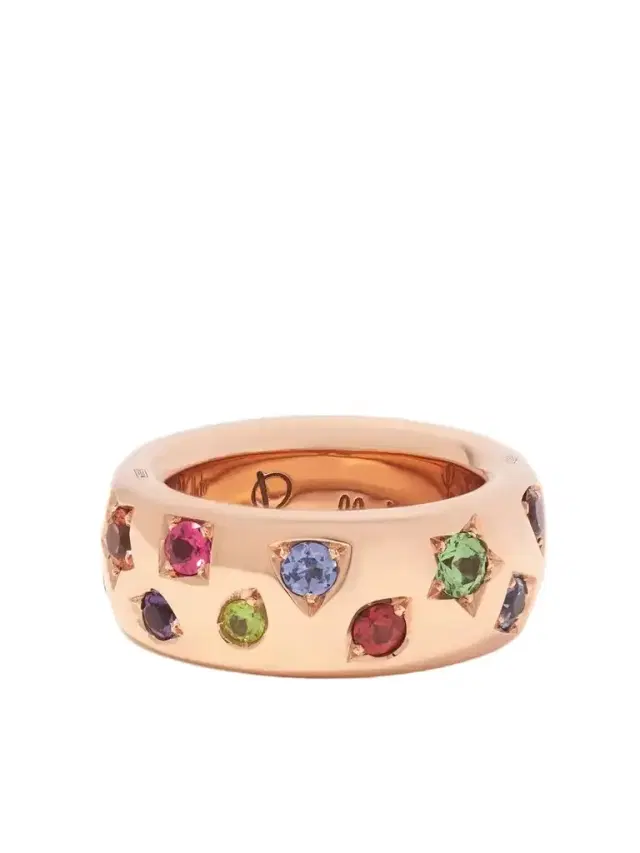Iconica 18-karat Rose Gold Multi-stone Ring