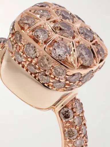 Pomellato Nudo Solitaire Classic 18-karat Rose And White Gold Diamond Ring | Thumbnail 4