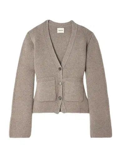 Khaite Scarlet Cashmere Cardigan | Thumbnail 1