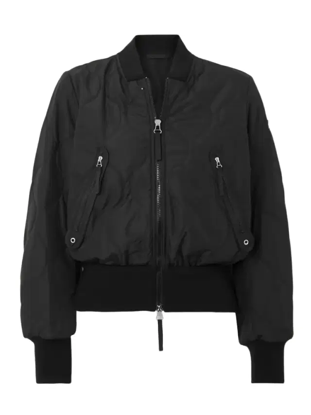 Narisse Quilted Shell Bomber Jacket