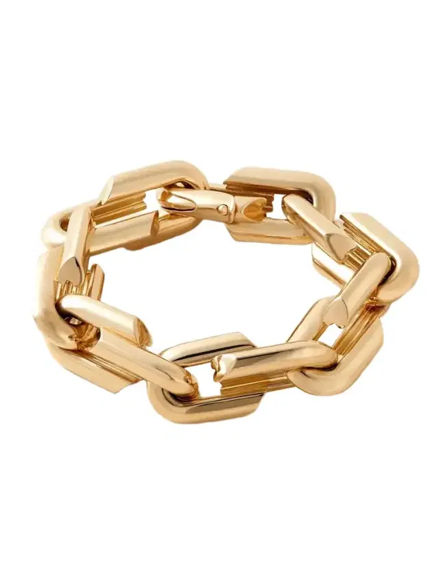 Oversized Strong Hearts 18-karat Gold Bracelet