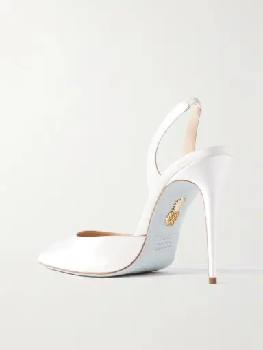 Aquazzura So Nude 105 Satin Slingback Pumps | Thumbnail 3
