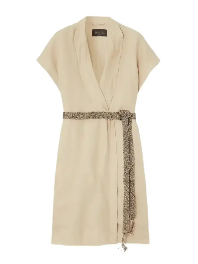 Loro Piana Draped Linen Vest