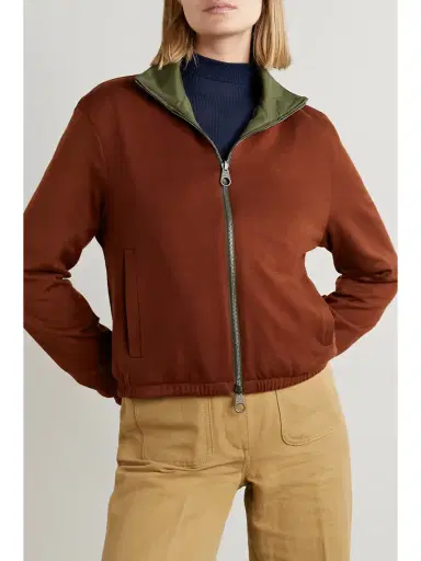 Loro Piana Reversible Shell And Cashmere Bomber Jacket | Thumbnail 6 Loro Piana Reversible Shell And Cashmere Bomber Jacket | Thumbnail 6