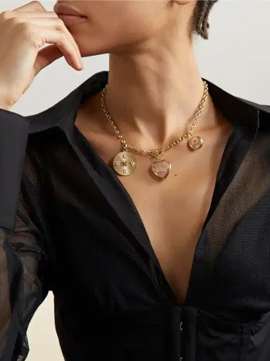 Foundrae 18-karat Gold, Quartz And Diamond Necklace | Thumbnail 5 Foundrae 18-karat Gold, Quartz And Diamond Necklace | Thumbnail 5