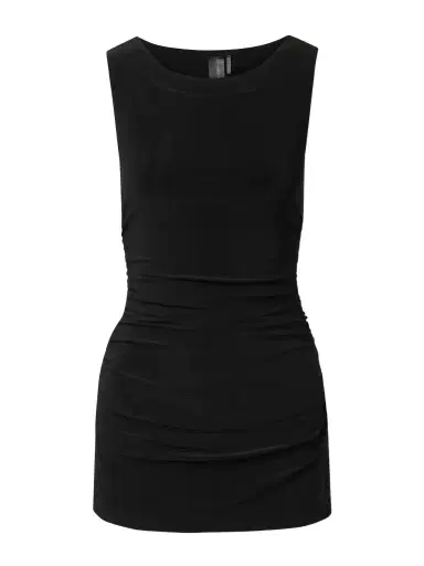 Norma Kamali Ruched Stretch-jersey Mini Dress | Thumbnail 1 Norma Kamali Ruched Stretch-jersey Mini Dress | Thumbnail 1