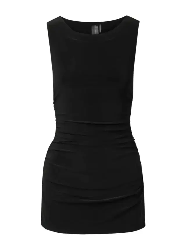 Ruched Stretch-jersey Mini Dress
