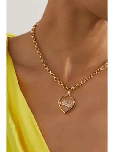 Foundrae Amate 18-karat Gold, Quartz And Diamond Pendant | Thumbnail 4