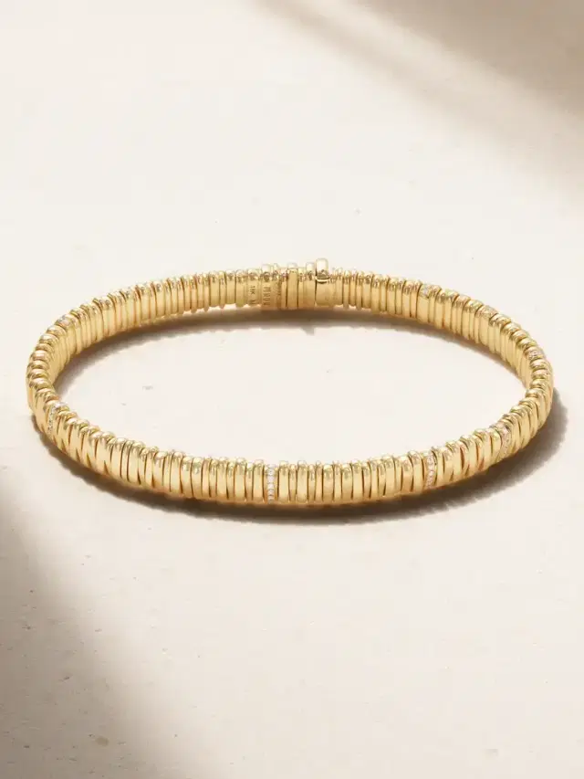 Zag 18-karat Gold Diamond Bracelet