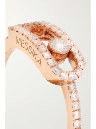 Messika Big Move Uno 18-karat Rose Gold Diamond Ring | Thumbnail 4