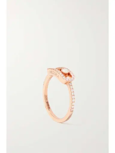 Messika Big Move Uno 18-karat Rose Gold Diamond Ring | Thumbnail 5