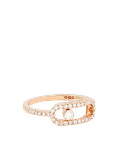 Messika Big Move Uno 18-karat Rose Gold Diamond Ring | Thumbnail 1