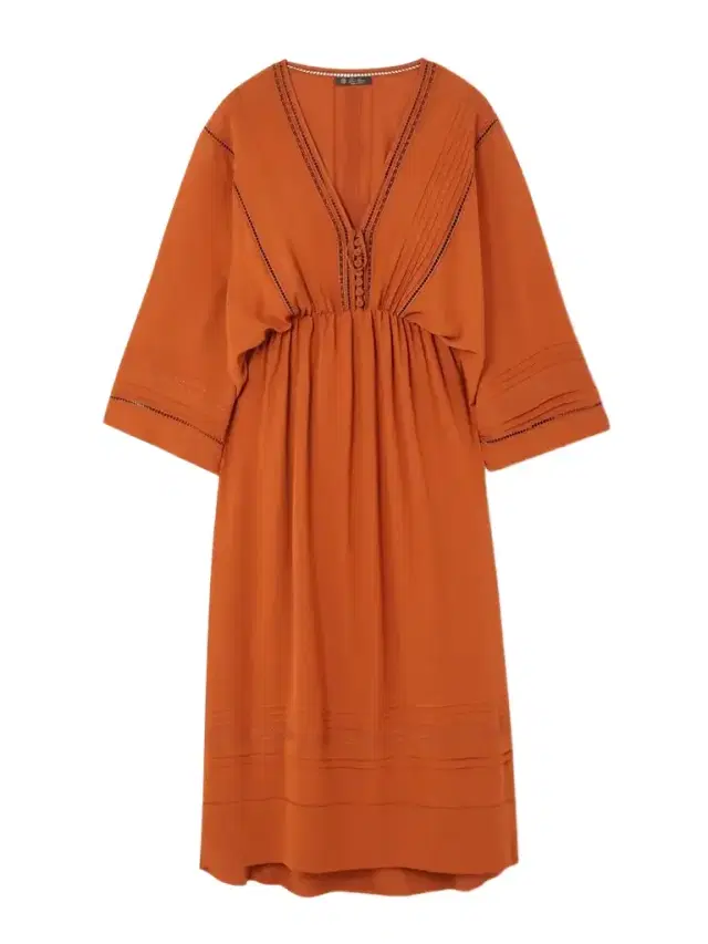 Loro Piana Henrietta Embroidered Silk Crepe De Chine Midi Dress