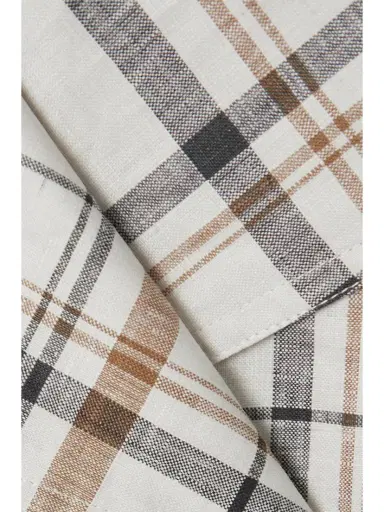 Loro Piana Bille Checked Belted Linen Trench Coat | Thumbnail 5 Loro Piana Bille Checked Belted Linen Trench Coat | Thumbnail 5