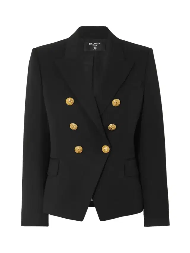 Double-breasted Wool-twill Blazer