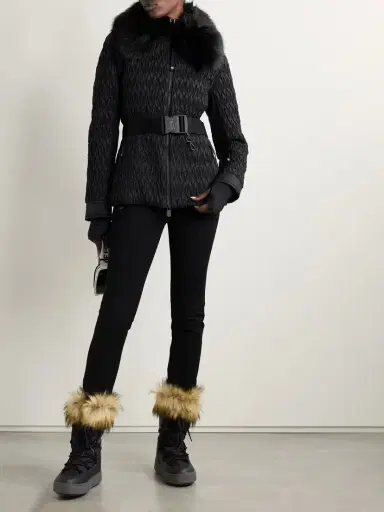 Moncler Grenoble Plantrey Hooded Belted Faux Fur-trimmed Quilted Shell Down Jacket | Thumbnail 2 Moncler Grenoble Plantrey Hooded Belted Faux Fur-trimmed Quilted Shell Down Jacket | Thumbnail 2
