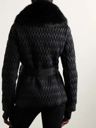 Moncler Grenoble Plantrey Hooded Belted Faux Fur-trimmed Quilted Shell Down Jacket | Thumbnail 3 Moncler Grenoble Plantrey Hooded Belted Faux Fur-trimmed Quilted Shell Down Jacket | Thumbnail 3