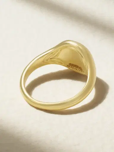 David Yurman Initial 18-karat Gold Diamond Pinky Ring | Thumbnail 3 David Yurman Initial 18-karat Gold Diamond Pinky Ring | Thumbnail 3