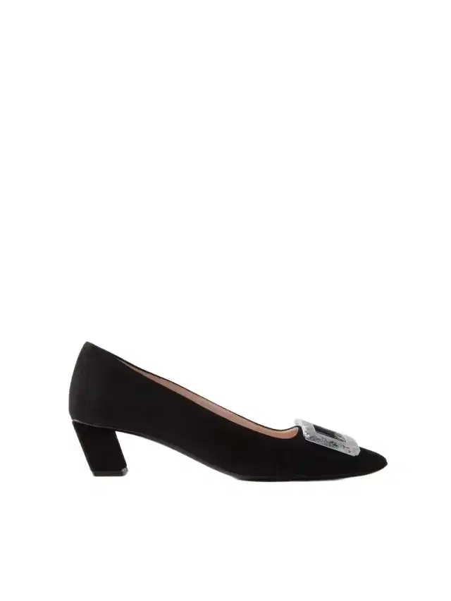 Roger Vivier Belle Vivier 45 Embellished Suede Pumps