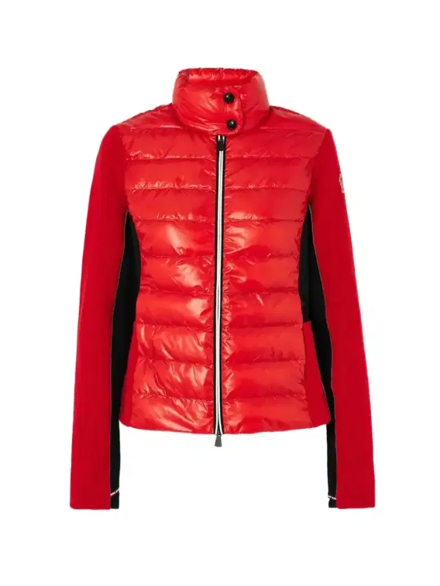 Quilted Shell And Stretch-jersey Down Ski Jacket