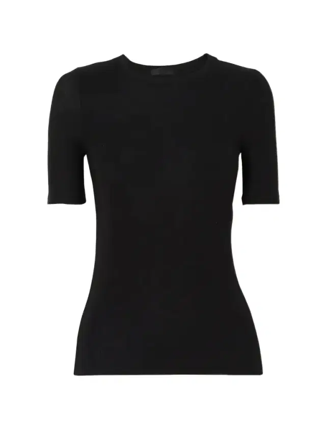 Ribbed Stretch-modal T-shirt