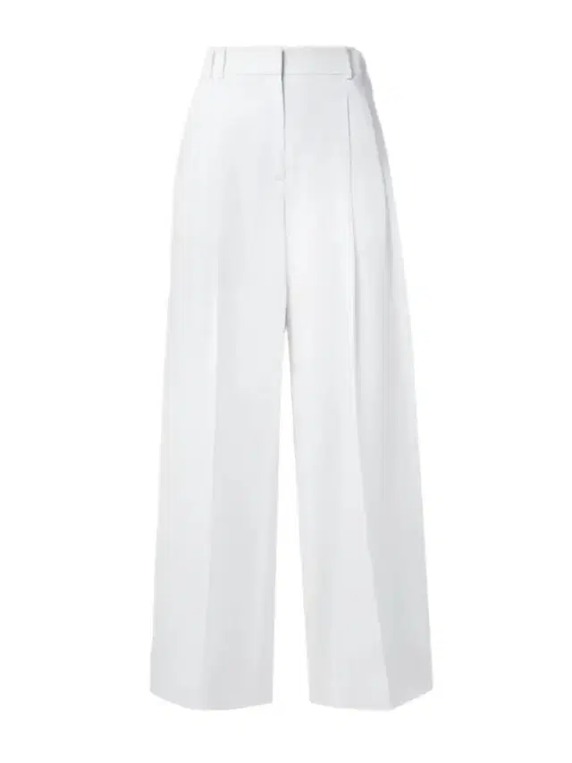 + Net Sustain Pleated Linen Wide-leg Pants