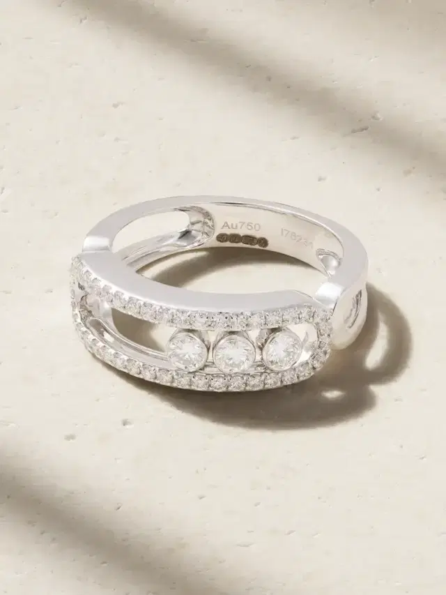 Move Classic 18-karat White Gold Diamond Ring
