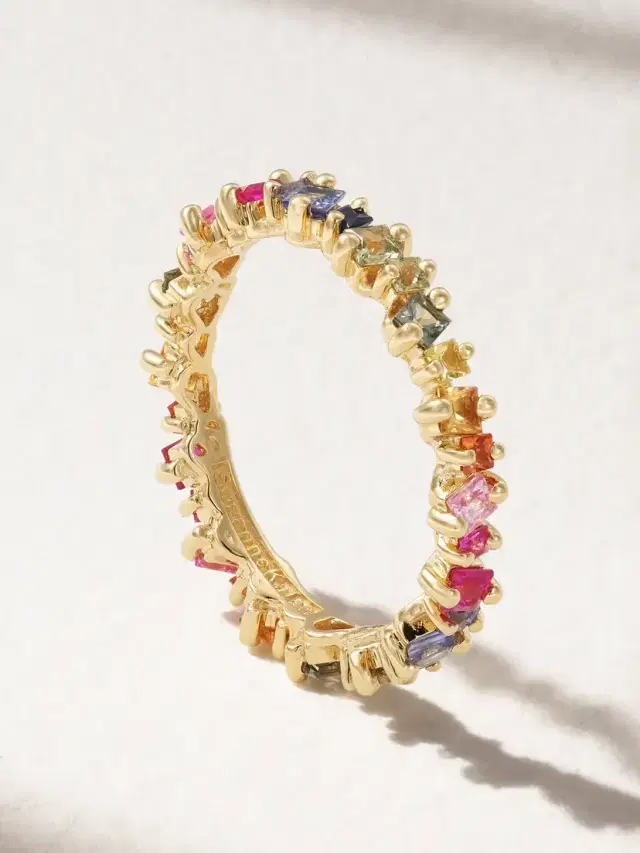 Eternity 18-karat Gold Sapphire Ring